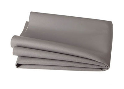 RTA 252.950-0 PVC finta pelle, colore: grigio chiaro - larghezza: 1,37 / 1,40 m - Lunghezza: 70 cm