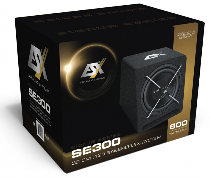 ESX SE-300 bass-reflex 600 watts SE300 Gehäusesub