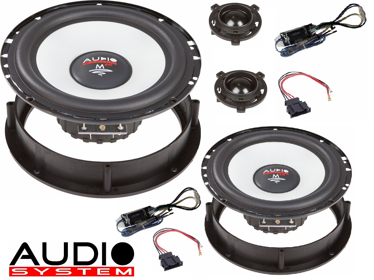 Audio System M 165 GOLF 6+7 EVO 2 - 16,5cm 2-Wege Lautsprecher VW GOLF VI + VII, SCIROCCO