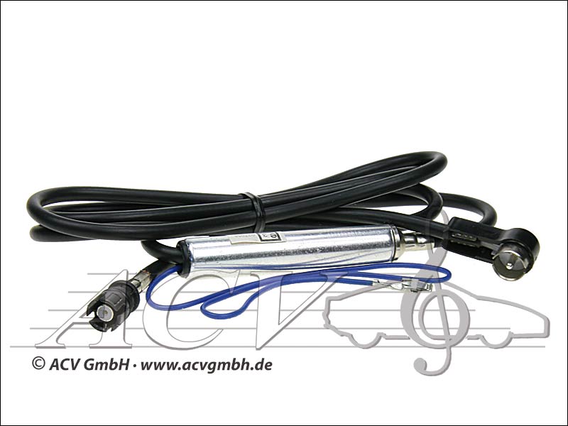 ACV 1501-02 VW Polo ISO-Antennenadapter mit Phantomeinspeisung