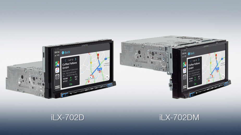 Alpine iLX-702D Autoradio mit DAB+, 7-Zoll Display, Apple CarPlay und Android Auto Unterstützung