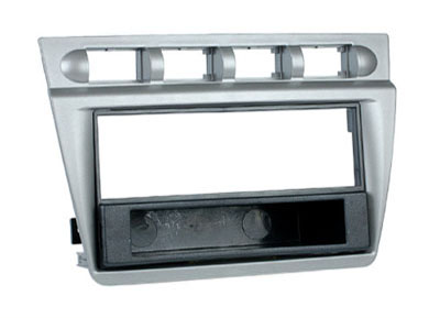RTA 001.411-0 2 - DIN mounting frame, silver ABS