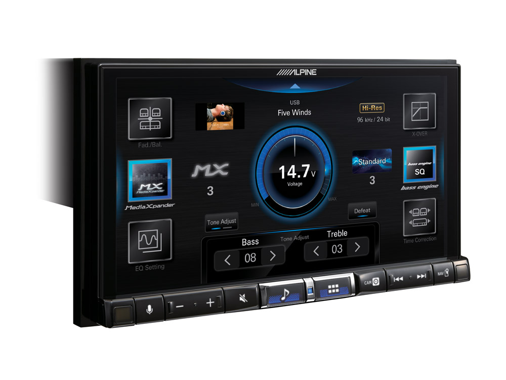 Alpine iLX-705DM 2-DIN Autoradio, Digital Media Station mit 7-Zoll-Touchscreen, DAB+, Apple CarPlay und Android Auto