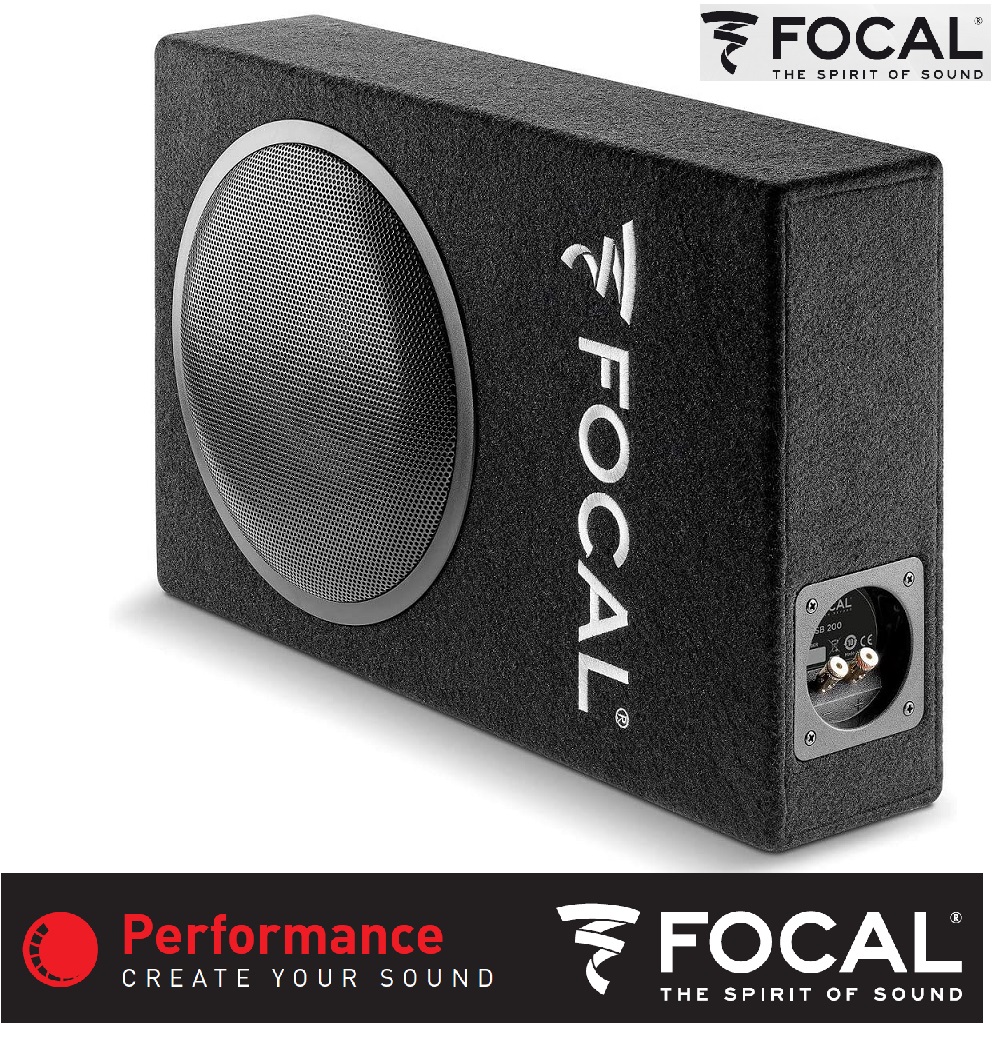 Focal PSB200 Performance 20 cm Subwoofer geschlossen im Gehäuse 250 Watt Woofer