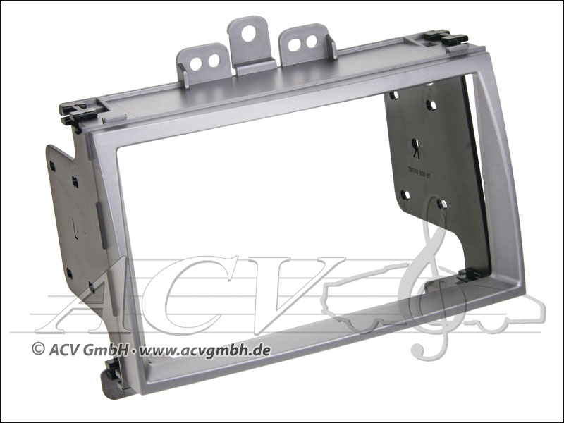 ACV 281143-20s Hyundai i20 Doppel-DIN Komplettset silber