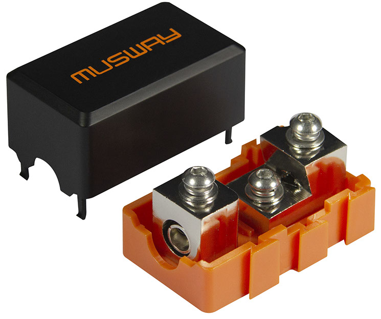 MUSWAY MFB100 Modular Mini-ANL Sicherungshalter Kabelquerschnitte bis zu 20 mm²