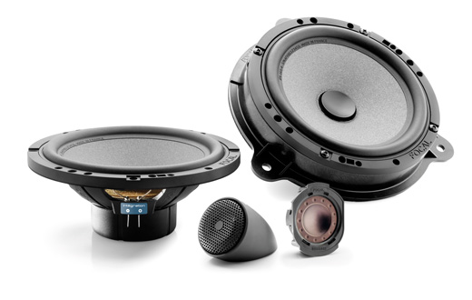 Focal ISRNS165 Inside 16,5 cm 2 Wege Kompo Lautsprecher für Renault, Nissan, Smart, Dacia, FIAT, OPEL, SMART