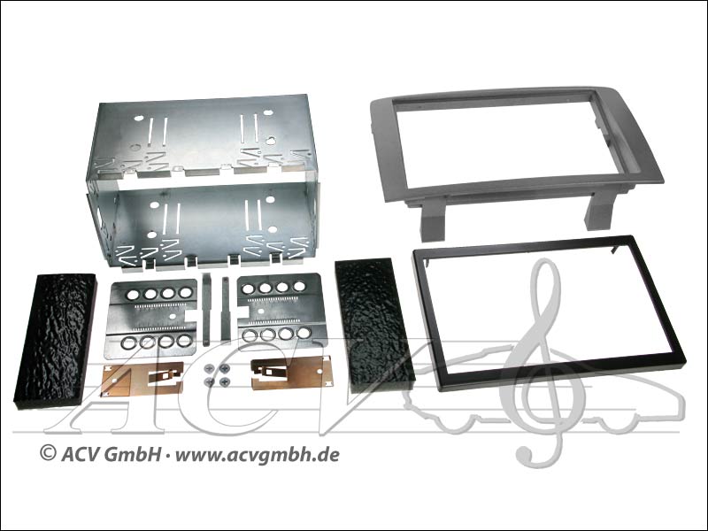 Double-DIN installation kit Lancia Musa 