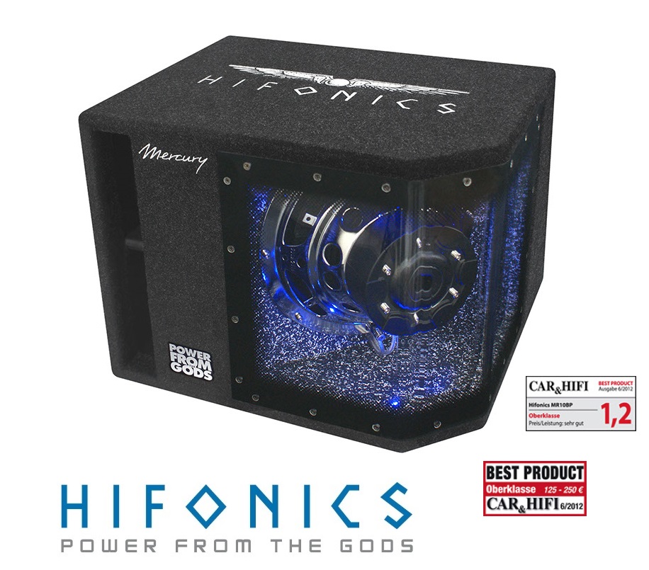 HIFONICS MR-10BP singola banda passante 25 centimetri MR10BP Mercury Series