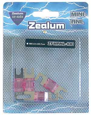 ZEALUM ZFMANL-100 MINI-ANL Fuse 100 Amp 4pcs. Mini ANL Sicherung 100A 4 Stück