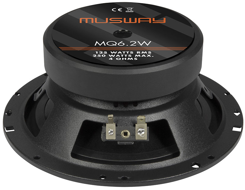 MUSWAY MQ-6.2W Woofer Kickbass Mitteltöner Lautsprecher 16,5 cm 6.5” - 1 PaarR