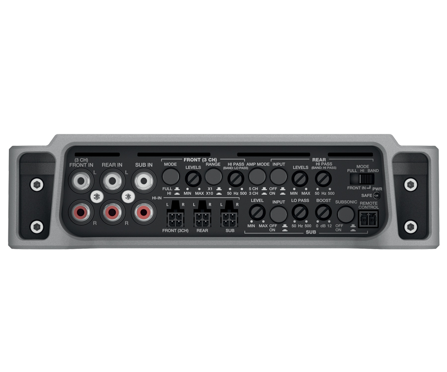 Hertz HCP 5MD 24V MARINE 5 CH AMPLIFIER 4x105W+1x330W 5 Kanal Verstärker 24 Volt Verstärker für Boote Marine Outdoor 