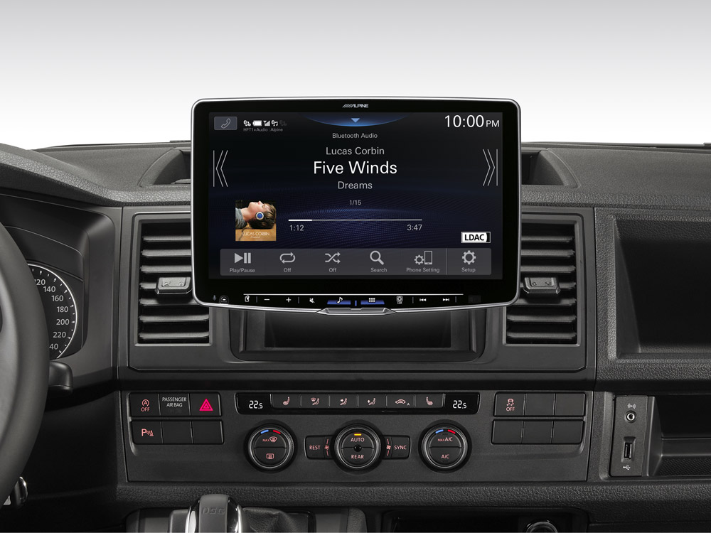 Alpine iLX-F115T61 Autoradio mit 11-Zoll Touchscreen, DAB+, Bluetooth, für Volkswagen VW T6.1