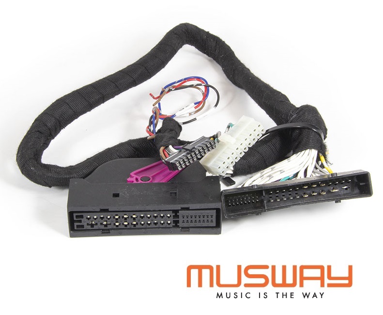 MUSWAY MPK-VAG2D8 plug&play Kabelset Adapterkabel Musway D8 auf DYNAUDIO Soundsystem