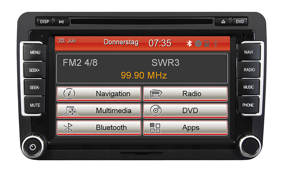 ESX VN735-VO-U1 Naviceiver (incl. Software) für VW Volkswagen, Seat, Skoda