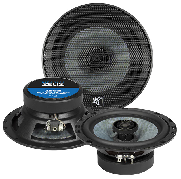 HIFONICS ZS-62 2-Wege Koax 16 cm (6.5") Koaxial-Lautsprecher 1  Paar 200 Watt