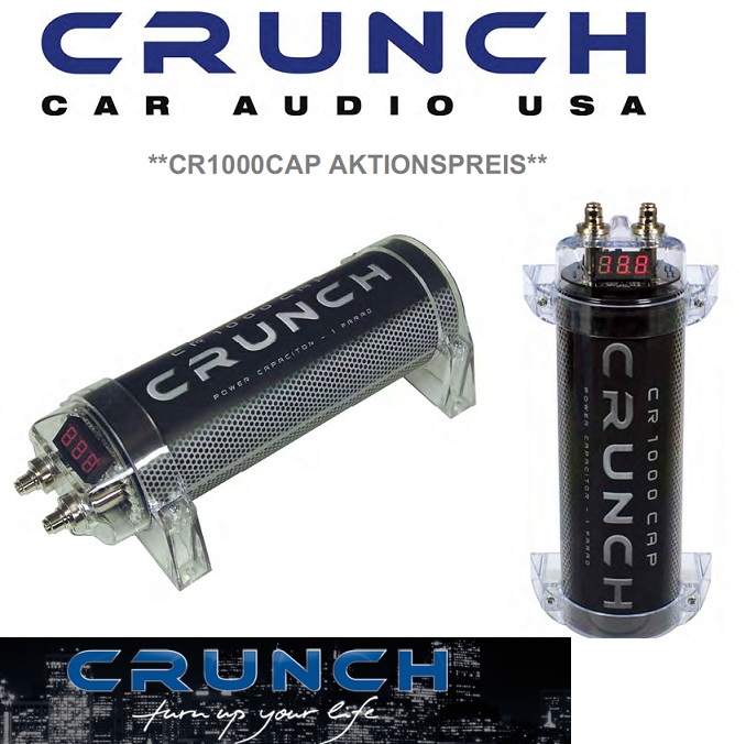 Crunch Power Cap capacitor CR1000 CR1000CAP 